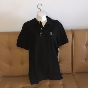 🐰 Psycho Bunny Black Polo